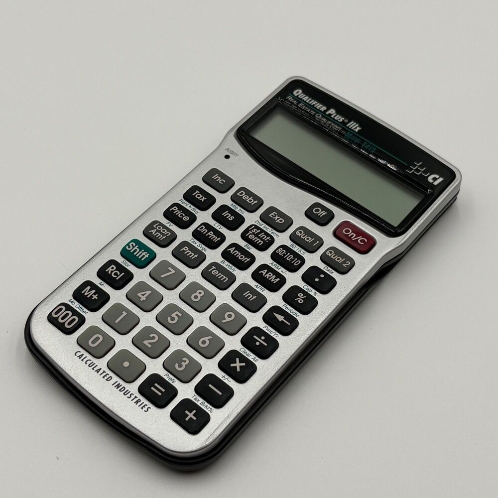 Calculated Industries Qualifier Plus IIIx (Model 3415) Real Estate Calculator -